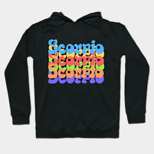 Rainbow Popart Scorpio Hoodie